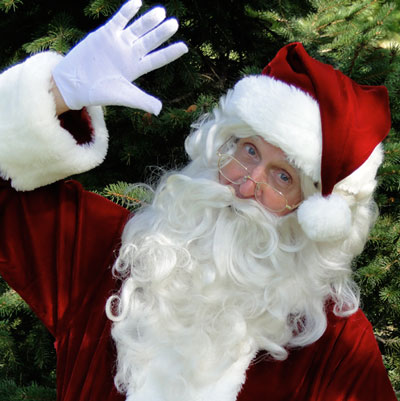 My Santa brings holiday cheer!